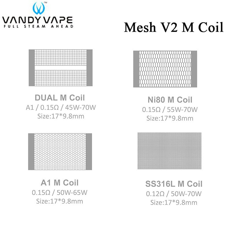 10pcs lot vandy vape mesh v2 rda font b coil b font 0 15ohm a1 ni80.jpg