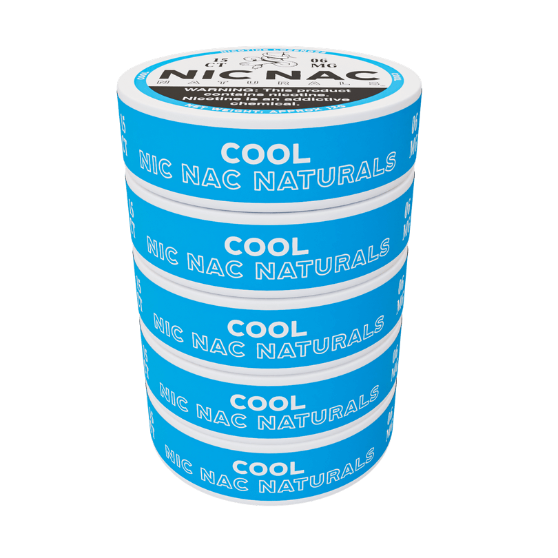 5 cans of nicnac cool lozenges.png