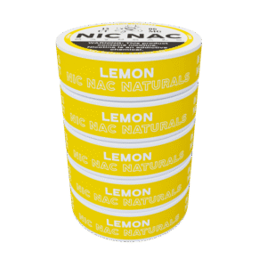 5 cans of nicnac lemon lozenges.png