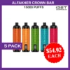 alfakher crown bar 150000 puffs 5 packs 1.webp