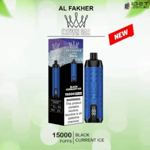 alfakher crown bar black current ice 160000 puffs.webp