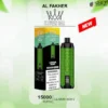 alfakher crown bar lemon mint 150000 puffs.webp