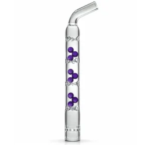 arizer glass bead cooling stem happyrasta purple.webp