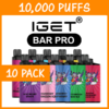 10 PACK – IGET BAR PRO – 10000 PUFFS iget bar pro 10 pack.png