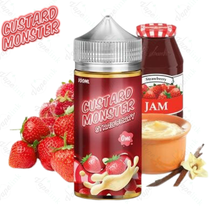 monstervapelabs custardmonster strawberry100mlvapelink.com .au .png