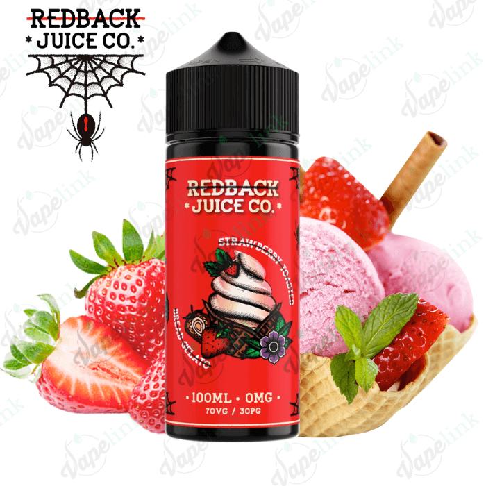 redback juice co strawberry toasted bread gelato main.png