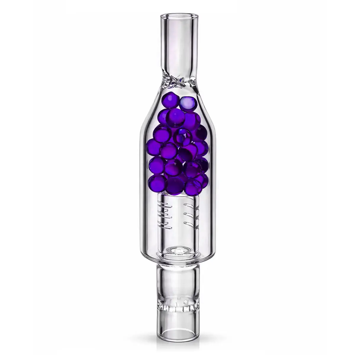 arizer beaded stem happyrasta purple 1.webp