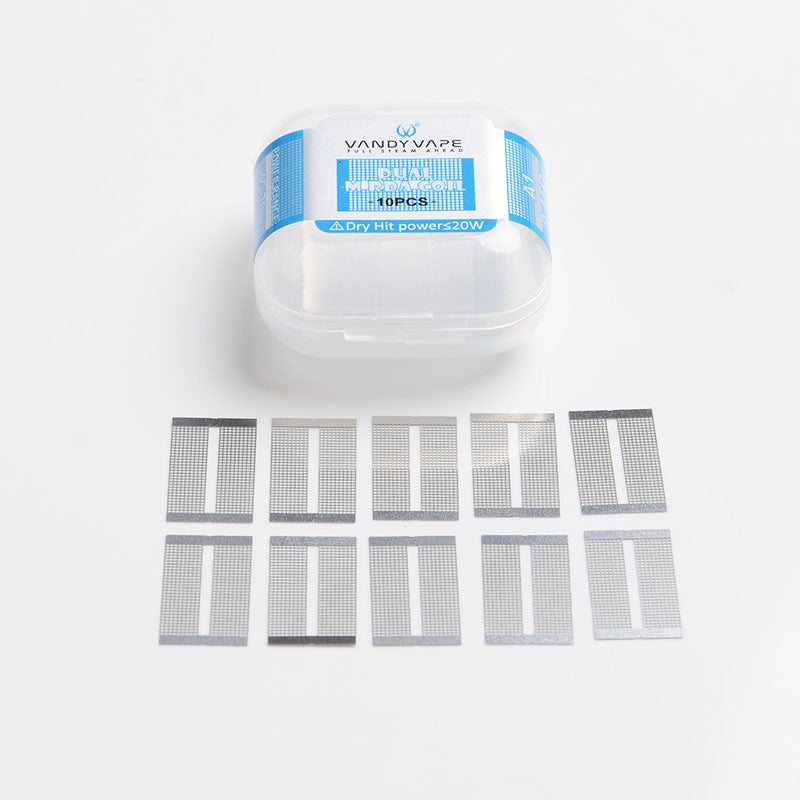 authentic vandy vape mesh v2 rda replacement a1 dual m coil mesh sheet silver 015ohm 4570w 10 pcs.jpg