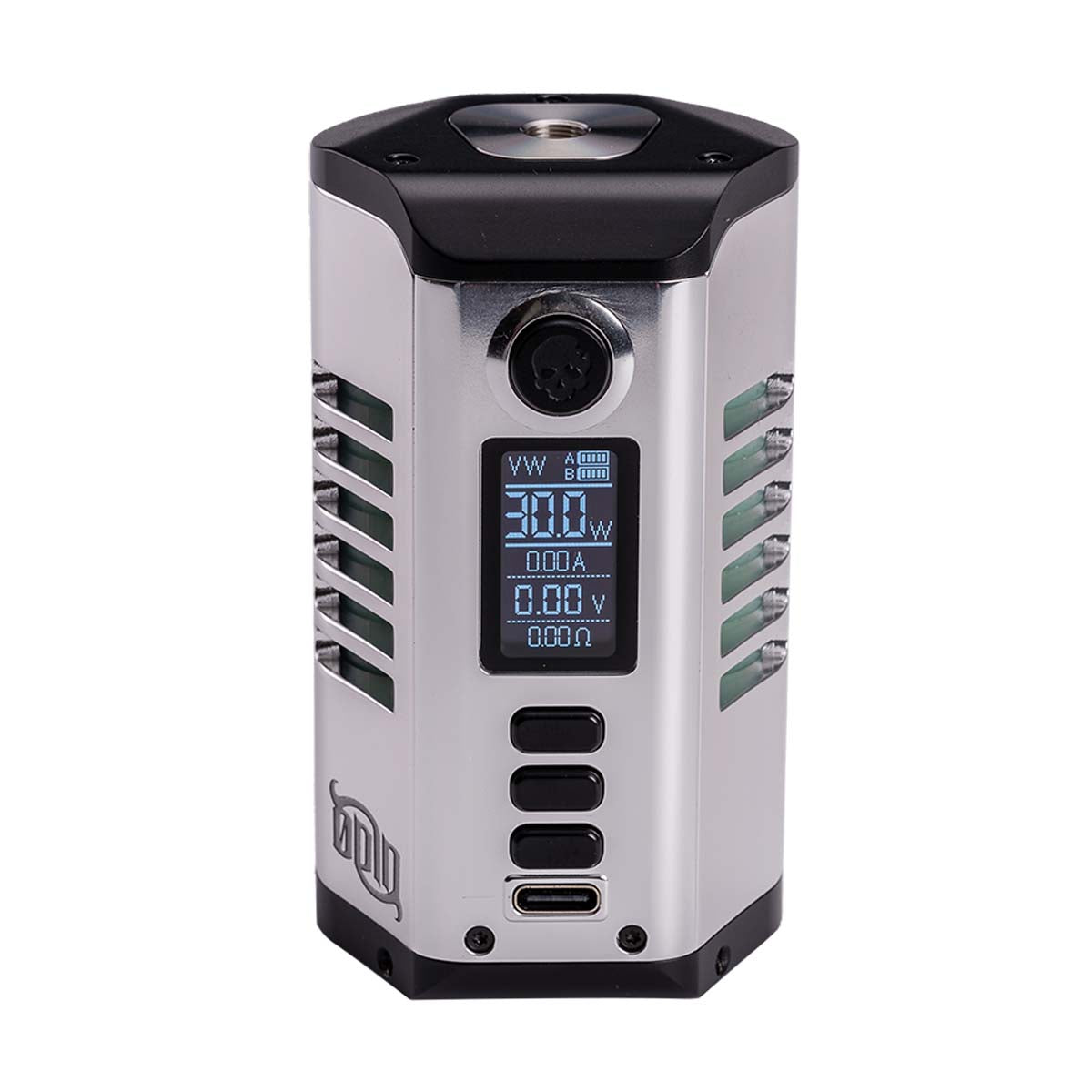 dovpo odin 200w silver vaporizer closeup.jpg