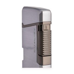 dynavap duality torch lighter chrome side view with single flame switch.jpg
