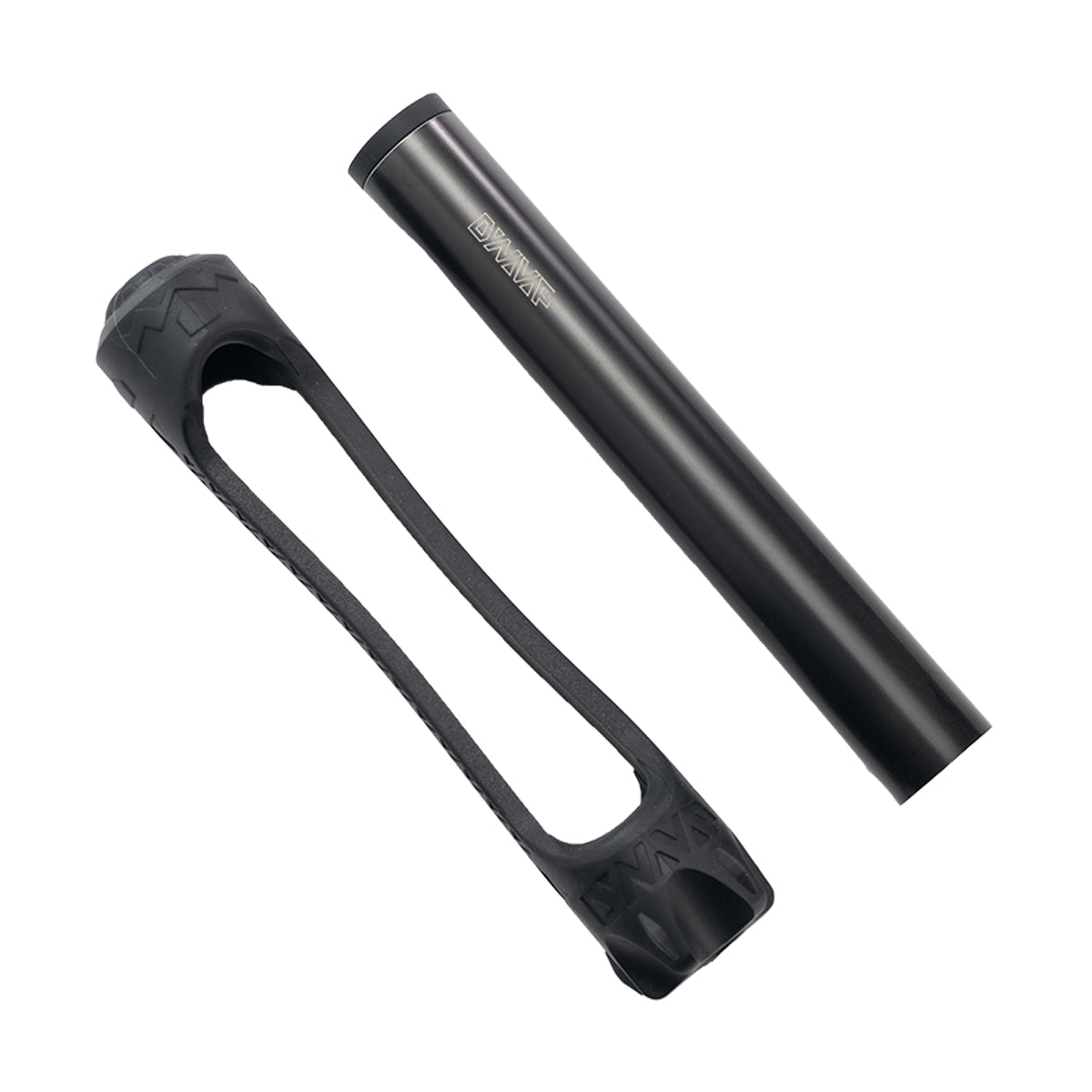 dynavap slingstash black diagonal view beside vaporizer.jpg