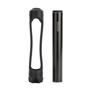 dynavap slingstash black front view beside vaporizer.jpg