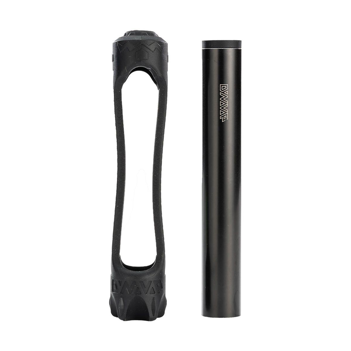 dynavap slingstash black front view beside vaporizer.jpg