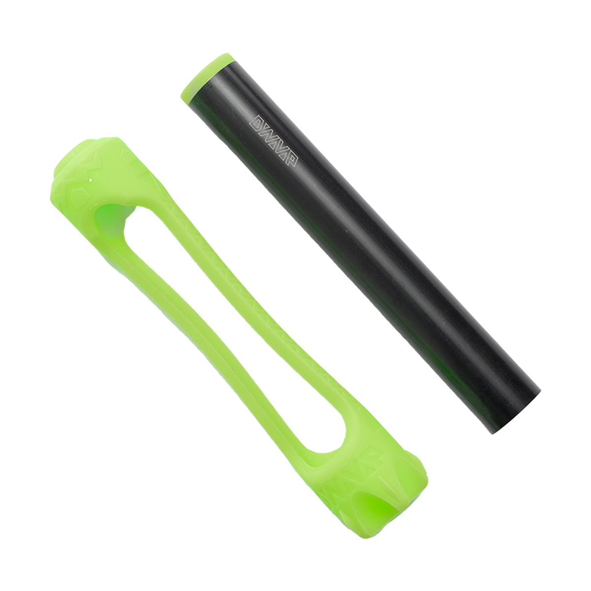 dynavap slingstash green diagonal view beside vaporizer.jpg