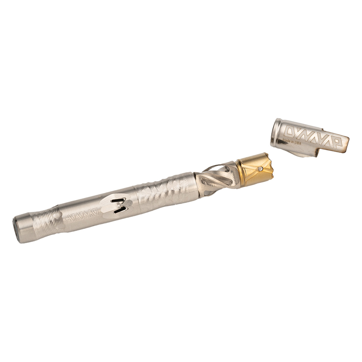 dynavap titanium helix tip land view with vaporizer.jpg