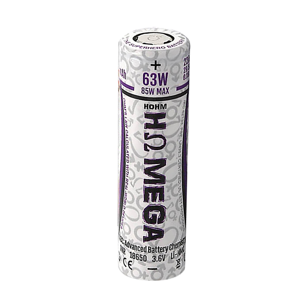 hohm tech mega 18650 2500 mah 22 a battery front view.jpg