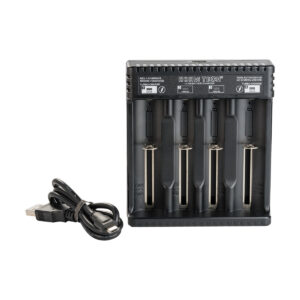 hohm tech school 4 channel battery charger front view with usb cable.jpg