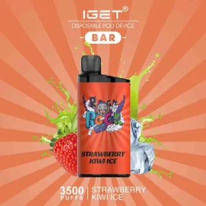 iget bar strawberry kiwi ice 3500 puffs 11zon.webp