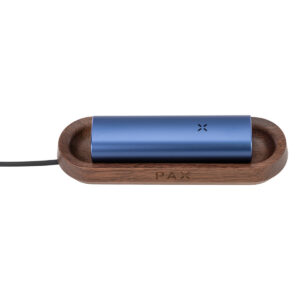 pax charging tray walnut with pax plus vaporizer.jpg