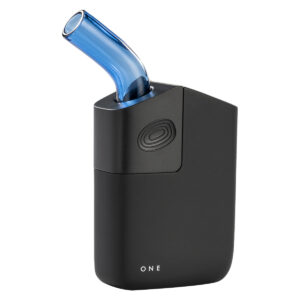 planet of the vapes one black with bent glass mouthpiece blue.jpg