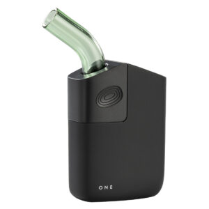 planet of the vapes one black with bent glass mouthpiece green.jpg