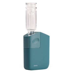 planet of the vapes one magnetic version teal with mini bubbler inserted.jpg