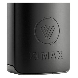 potv xmax starry v4 vaporizer black close view of logo.jpg
