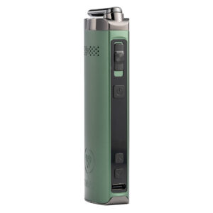 potv xmax starry v4 vaporizer green side view with power buttons.jpg