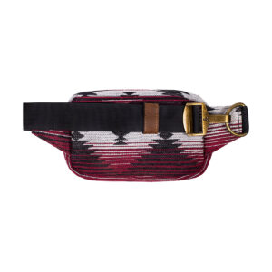 revelry the companion smell proof crossbody bag maroon pattern back view.jpg