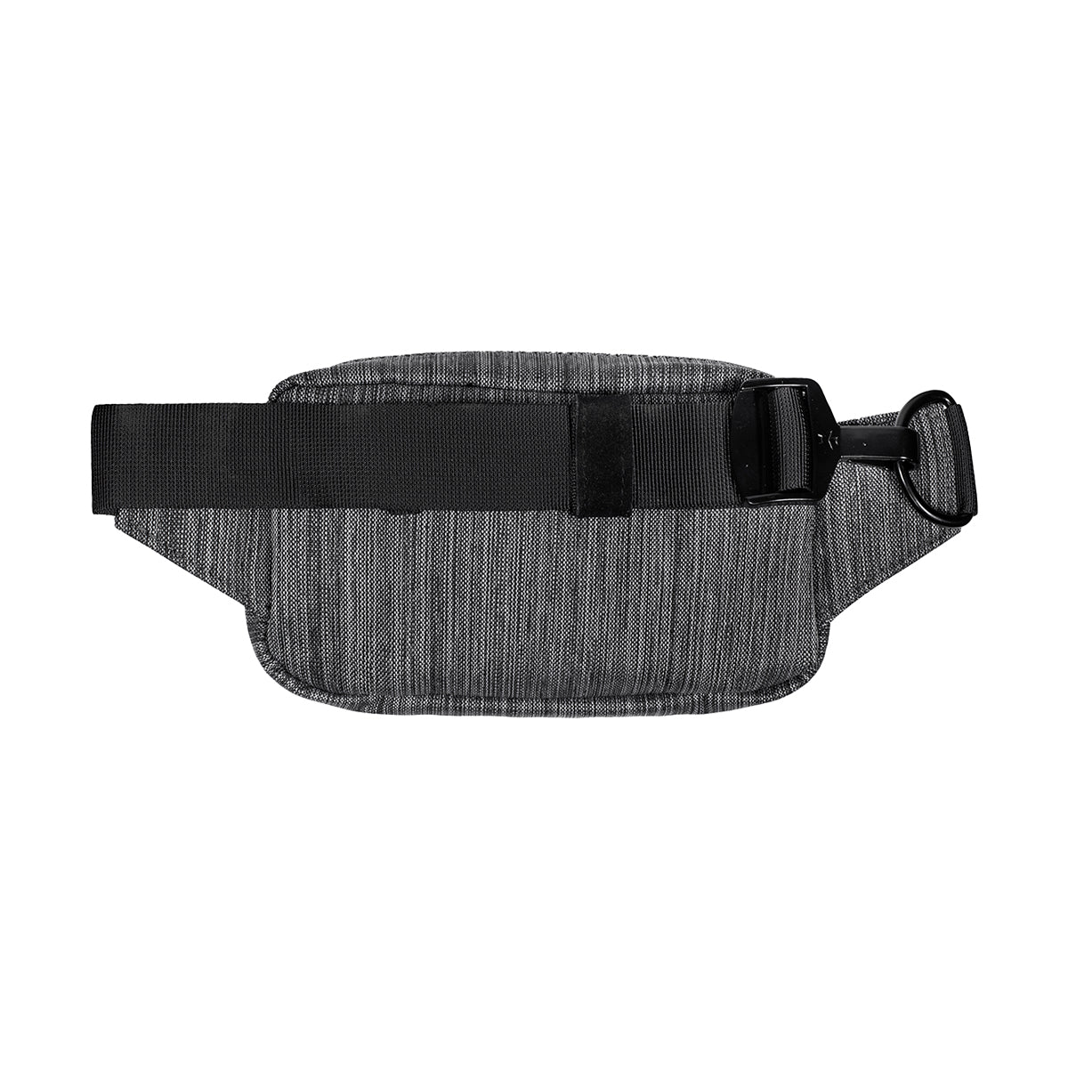 revelry the companion smell proof crossbody bag striped dark grey back view.jpg