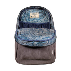 revelry the escort smell proof backpack ash open view.jpg