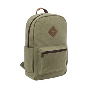 revelry the escort smell proof backpack sage front view.jpg