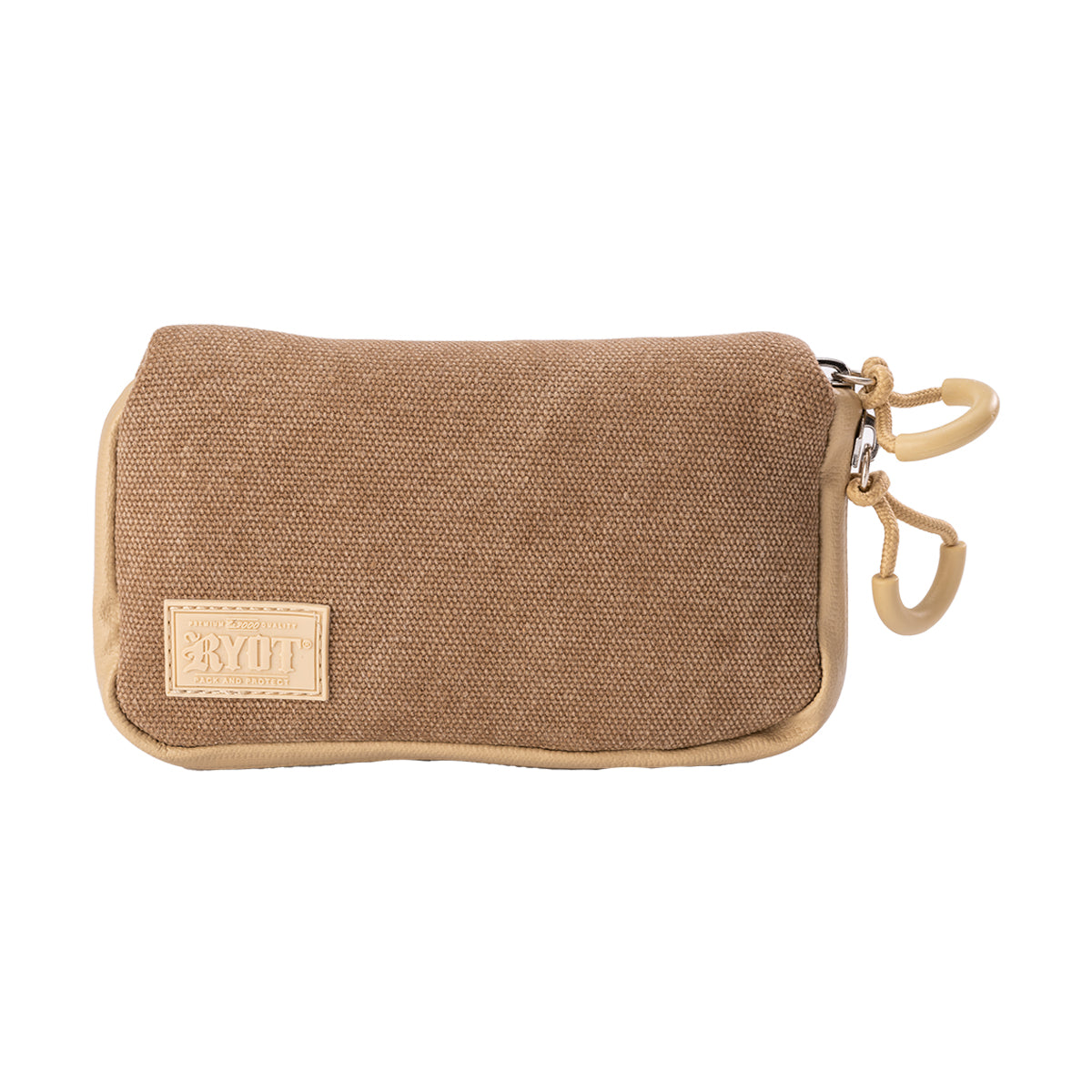 ryot packratz carbon series travel case tan front view.jpg