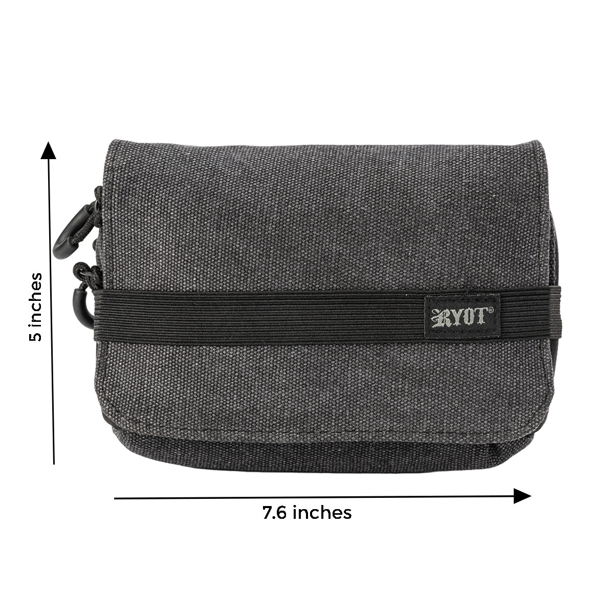 ryot piper carbon series travel case black front view measure.jpg