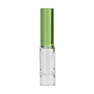 short glass mouthpiece for solo 2 vaporizer green.jpg