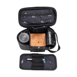 skunk sidekick smell proof case metal grey open view with vaporizers and accessories.jpg