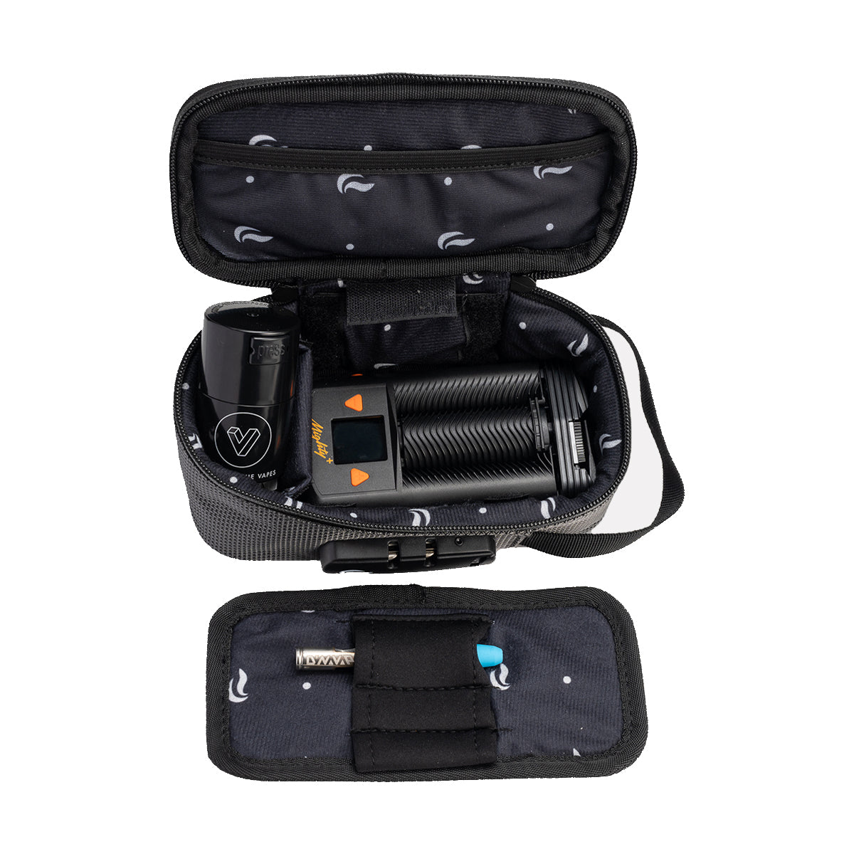 skunk sidekick smell proof case metal grey with vaporizers and accessories.jpg