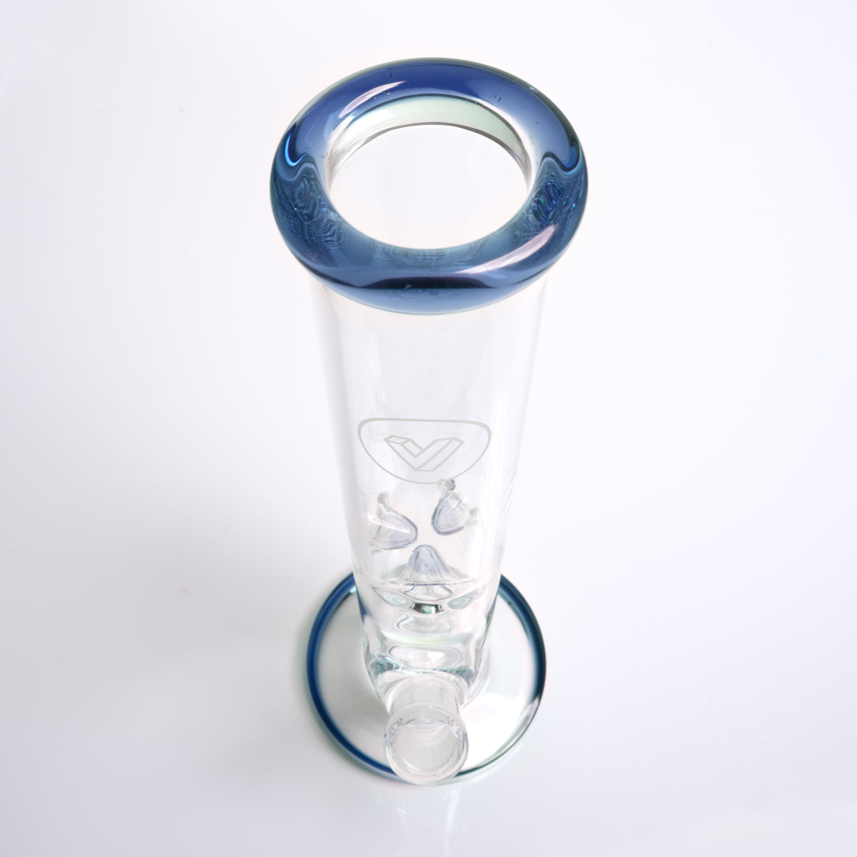 straight tube bubbler blue top view.jpg