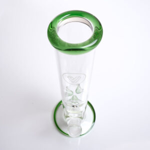 straight tube bubbler green top view.jpg