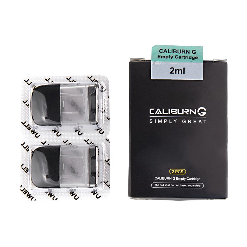 uwell caliburn g replacement empty pod cartridge and box.jpg