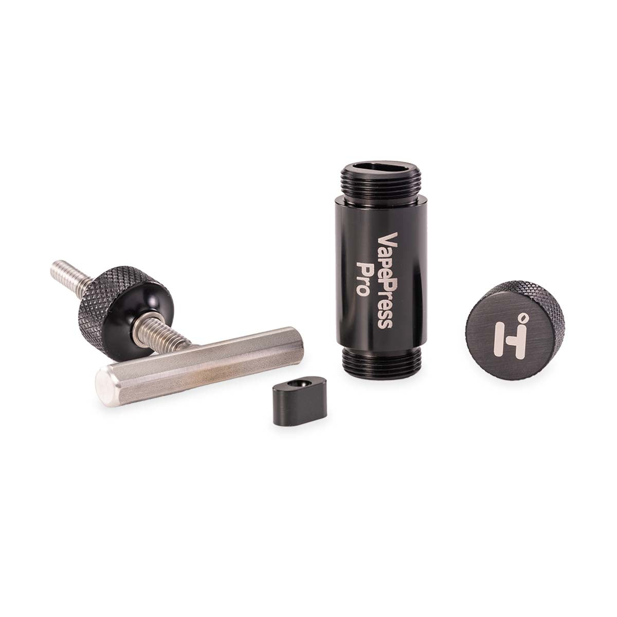 vape press pro black with all open parts.jpg