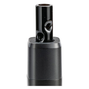 xmax v3 pro potv vaporizer black dimpled glass stem close view.jpg