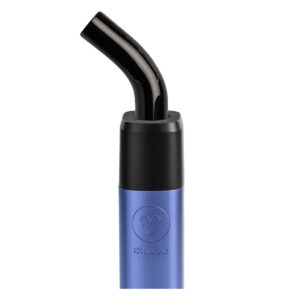 xmax v3 pro potv vaporizer purple with bent glass mouthpiece.jpg