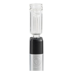 xmax v3 pro potv vaporizer silver with mini bubbler.jpg