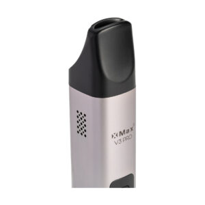 xmax v3 pro vaporizer silver close view.jpg