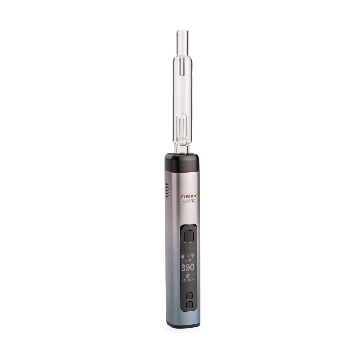 xmax v3 pro vaporizer silver with bubbler.jpg xmax v3 pro vaporizer silver with bubbler.jpg